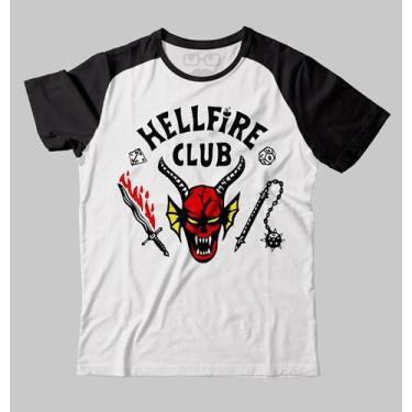 Imagem de Camiseta Stranger Thinks Hellfire Club Algodão - Animenopen