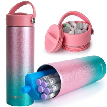 Imagem de Estojo de viagem para resfriador de insulina Leng Ke 24H com bolsa de gelo aprovada pela TSA - Estojo de viagem refrigerado para medicamentos para diabetes para canetas de insulina e suprimentos para