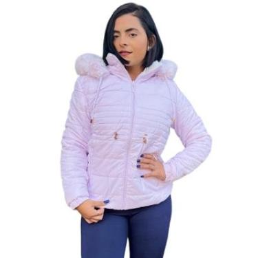 Imagem de Jaqueta Feminina Dupla Face Casaco Feminino Pelinho Bobojaco-Feminino