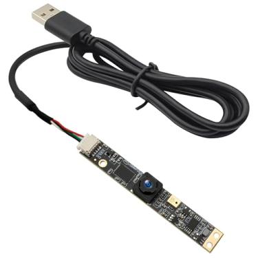 Imagem de SVPRO Módulo de câmera USB de 8 MP com microfone, câmera de computador, foco fixo, câmera Lightburn 4K para gravador a laser, placa de webcam UVC embutida, câmera de segurança pequena para PC,
