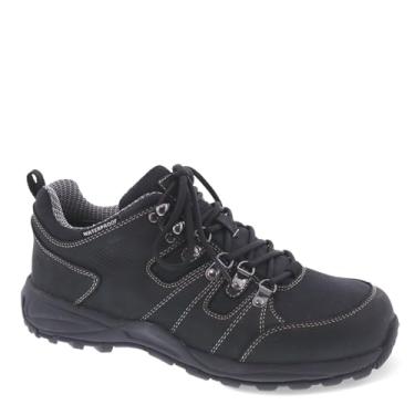 Imagem de Tênis de caminhada masculino Drew Canyon 40737 de couro, Black/Calf, 14 Wide