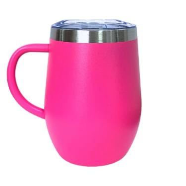 Imagem de Caneca Térmica com Tampa em Acrílico 360ml Cor Pink