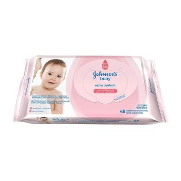 Imagem de Toalhinhas Umedecidas Johnson`s Baby Extra Cuidado 48 un.