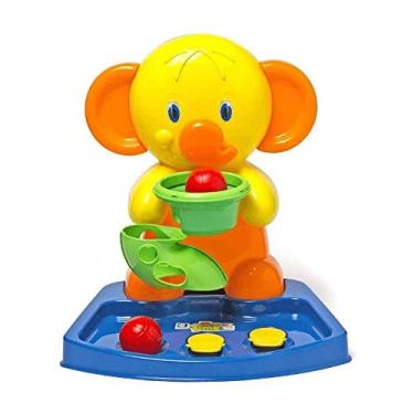 Imagem de Play Time Basquete Elefante, Cotiplás, Lilás/Amarelo