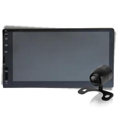 Imagem de Central Multimídia MP5 2 Din 7" USB/SDCARD/AUX/BT/Espelhamento IOS e Android Full Touch H-Tech - HT-3000
