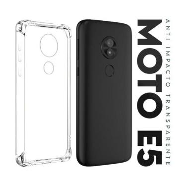 Imagem de Capa Capinha Anti Impacto Transparente Para Moto E5 5.7 Xt1944 - Luiza