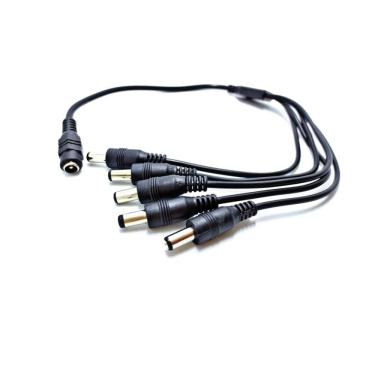 Imagem de Cabo 1 Jack J4 X 5 Plug P4 P/ Cftv 40Cm - Emb 05 Cabos