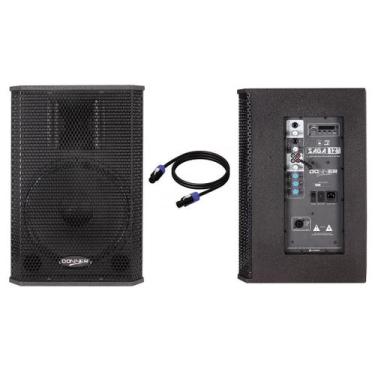 Imagem de Kit Caixa Ativa + Passiva 12" 250W SAGA USB BT CABO - Donner