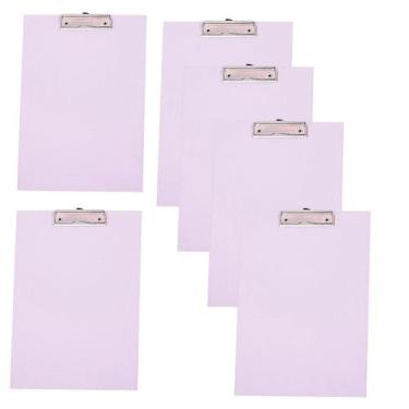 Imagem de Prancheta A4 Cores Office Wire Clip Mdf Stalo 6 Unidades, Lilas
