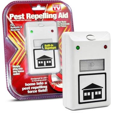 Imagem de kit 4 Aparelhos Sonoro  Espantar Morcegos Ratos insetos - DINWING