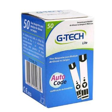 Imagem de Tiras Reagentes G-Tech Lite Auto Code 50 unidades