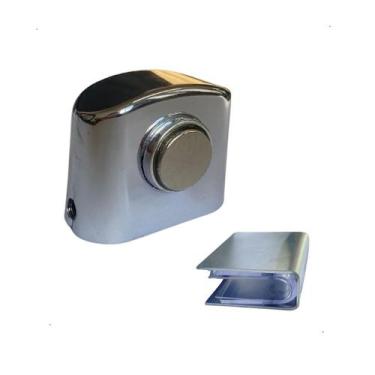 Imagem de Batedor Batente Prendedor Magnético Porta Vidro Amorteciment - Mixso 