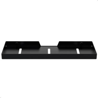 Imagem de Porta Shampoo Suporte De Parede Banheiro Inox Preto F.MAX - FassinShop