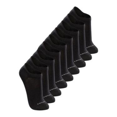 Imagem de Kit 9 Pares de Meias Esportiva Invisível Lupo 3170-089 - Genérico, Pre