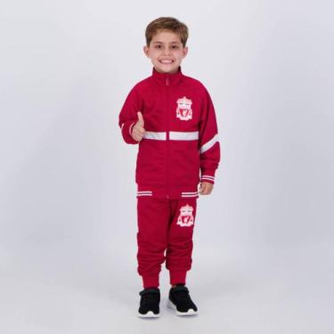 Imagem de Agasalho Liverpool Juvenil Vermelho - Spr, 4 ANOS