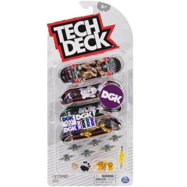 Imagem de Tech DECK KIT 4 Skate de Dedo SUNNY 2891 DGK