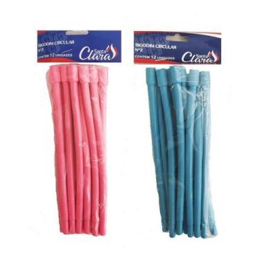 Imagem de Bigodim Bigudinho Circular Nº2 Kit 36 Unidades - Santa Clara