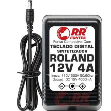 Imagem de Fonte 12V 4A Para Teclados Sintetizadores Roland Boss Psb-7U - Rrfonte