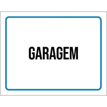 Imagem de Placa Ambiente Sinalização Setor Garagem 36X46 - Sinalizo