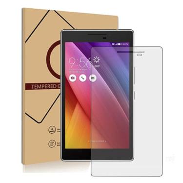 Imagem de Zrengp Película protetora de tela de vidro temperado ultra transparente 9H para ASUS ZenPad 10 10S Z300 Z300CX Z300C Z300CG Z300CL Z301ML Z301MFL P023 Z300M Z301M P00C Z500M ZT500KL (para ZenPad 700