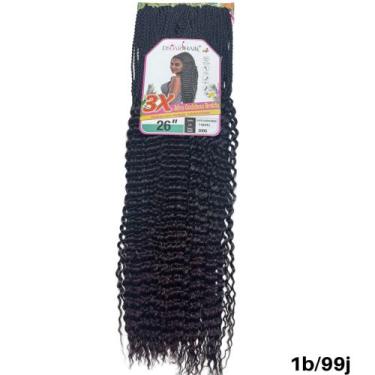Imagem de Cabelo Torcido Cacheado Afro Goddess Gypsy Crochet Braids - bbless, 1b