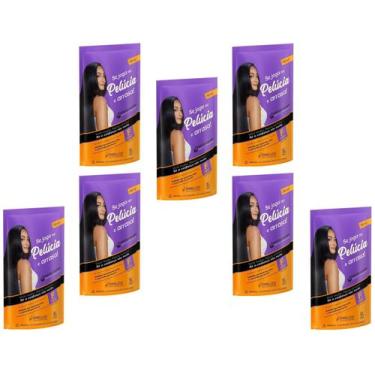 Imagem de Hene em Gel Pelucia 180gr Preto Forte (Preto Azulado) Pouch Embelleze,