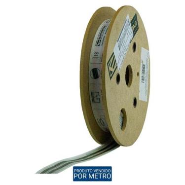 Imagem de Fita Eletrica 2x1,0mm Alarme Ou Telefonia Ef5x2 - ELETROFITAS, Branco 