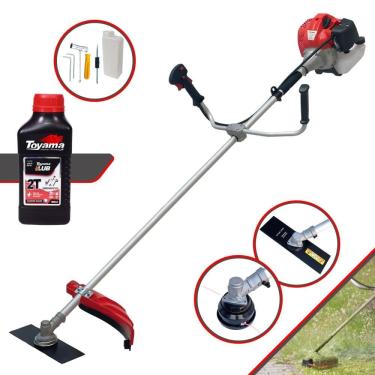 Imagem de Roçadeira Aparador de Grama Anmax CG430P TB À Gasolina Motor 2T 43cc 2HP 9.000rpm Com L...