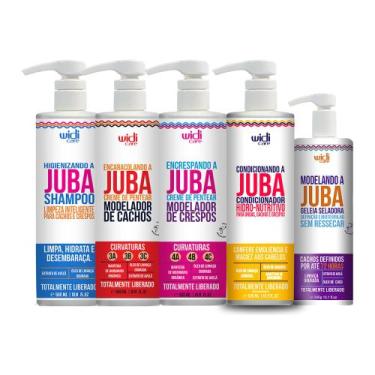 Imagem de Kit Widi Care Juba Shampoo, Condicionador, Geleia, Encaracolando, Encr