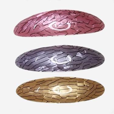 Imagem de Kit 3 fivelas presilhas prendedor  de cabelo acrilico colors - CRIANCA