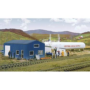 Imagem de Walthers Cornerstone Kit de estrutura de gás e suprimento central em escala HO