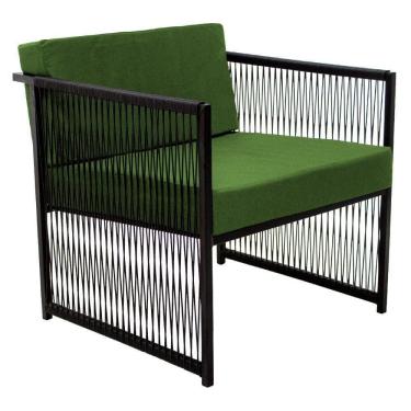 Imagem de Poltrona Santiago Para área Externa De Fibra Sintética Verde