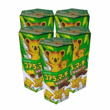 Imagem de Kit Biscoito Koala Chocolate 33g Lotte (Kit com 5)