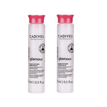 Imagem de Kit 2 Ampola Capilar 15ml Cadiveu Professional Glamour Essentials