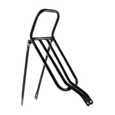 Imagem de Bagageiro Garupa Bicicleta Mtb Tubo Rabetão Alto Preto - BICILEVES
