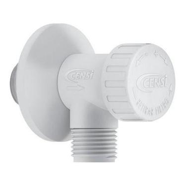 Imagem de Registro Regulador De Vazão Com Filtro Abs Branco 1/2 Censi