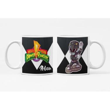 Imagem de Caneca Power Rangers Preto Adam - Like Geek