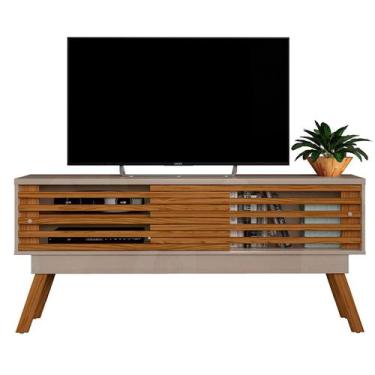 Imagem de Bancada Frizz 1.5 TVs Até 65 Fendi Naturale 506133 Madetec