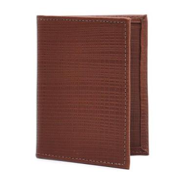 Imagem de Carteira Masculina Couro Napa Confort c/Estampa Porta Cartão - Jalad, 