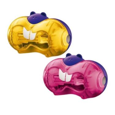 Imagem de Apontador Croc Croc Castor 2 Furos Unidade/Kit Maped, KIT 2 (AMARELO +