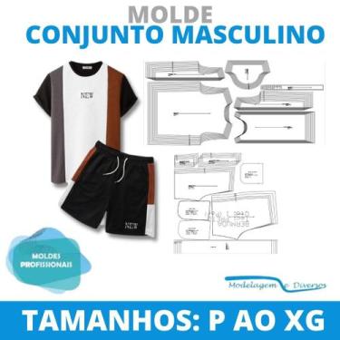 Imagem de Molde conjunto masculino, modelagem&diversos, correios