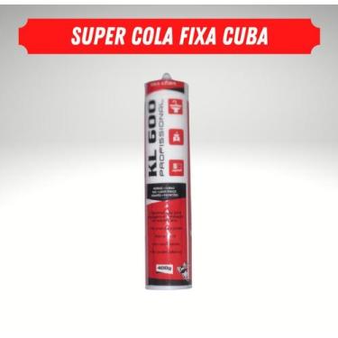 Imagem de Cola Cuba Fixa Pia Granito Marmore Porcelana Plastico - Galviani