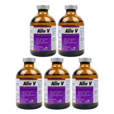 Imagem de Kit 5 Aliv V Agener União - 50 Ml Expectorante Mucolítico - 000212