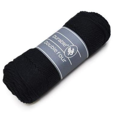 Imagem de Fio Double Four 100g - Durable Yarn, 0325 PRETO