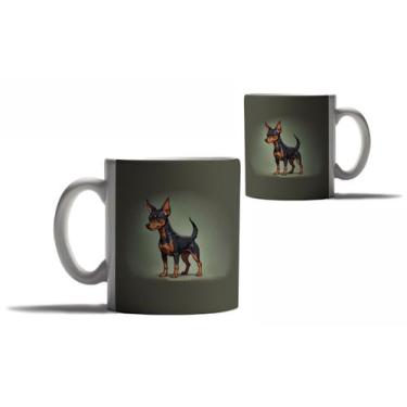 Imagem de Caneca Personalizada Presente Cachorros Raças Pinscher Amor - Enjoy Sh