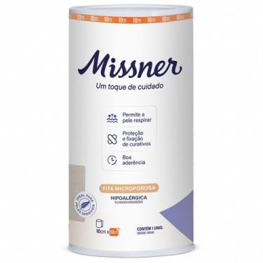 Imagem de Fita Cirúrgica Microporosa Bege 10cm X 10m - Missner