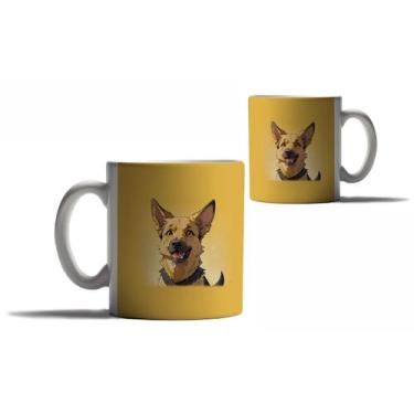 Imagem de Caneca Personalizada Presente Cachorros Raças Pastor Alemão - Enjoy Sh