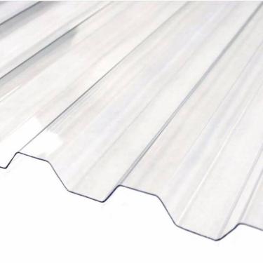 Imagem de Kit 2 Telhas Policarbonato 244cm X 99cm Grega Ajover Transparente