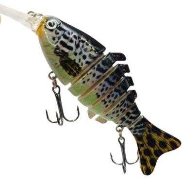 Imagem de Isca Artificial Articulada FSSPESCA 16g 9cm - 7 Sessões, Azul, Claro