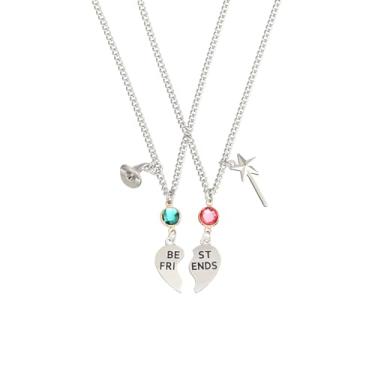 Imagem de Disengor Elphaba Glinda Pulseiras de Amizade Combinando - Mercadoria Musical Perversa Chapéu de Bruxa Coroa Varinha Coração Charme Colares - Acessórios para Casais BFF Presente de Natal Dia dos